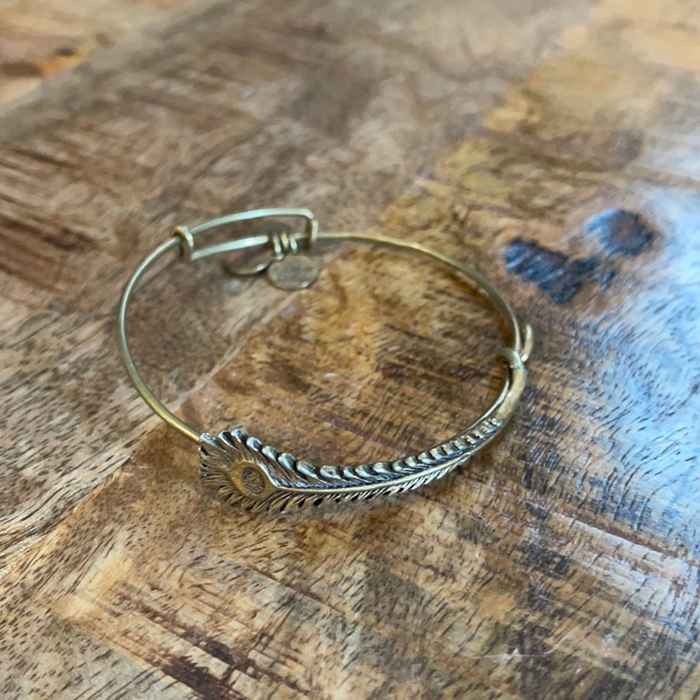 Alex and ani feather bracelet